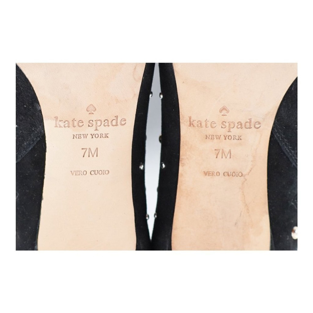 KATE‎ SPADE Starr Pointed Toe Studded Suede Ankle Bootie Size 7.5 - Picture 9 of 10